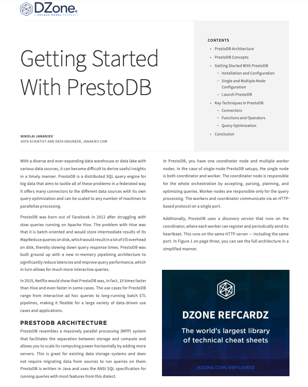 Hands-on Guide: Getting Started with Presto